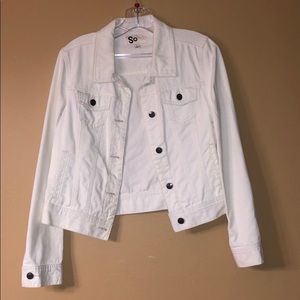SO White Denim Jacket